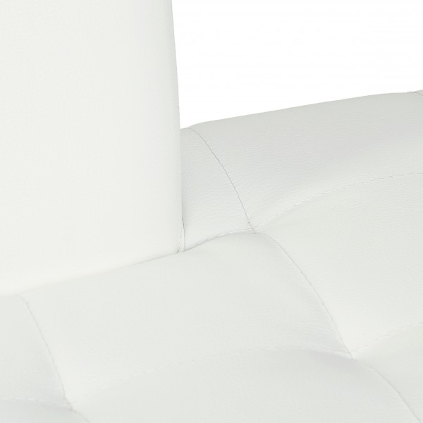 Design Eckbank Karina Trend modern Kunstleder in weiss rechts Design Eckbank Karina Trend modern Kunstleder in weiss rechts